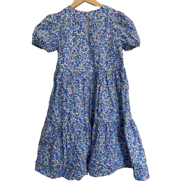 Girls J.Crew Crewcuts tiered puff sleeved dress Size 10 - Picture 4 of 5